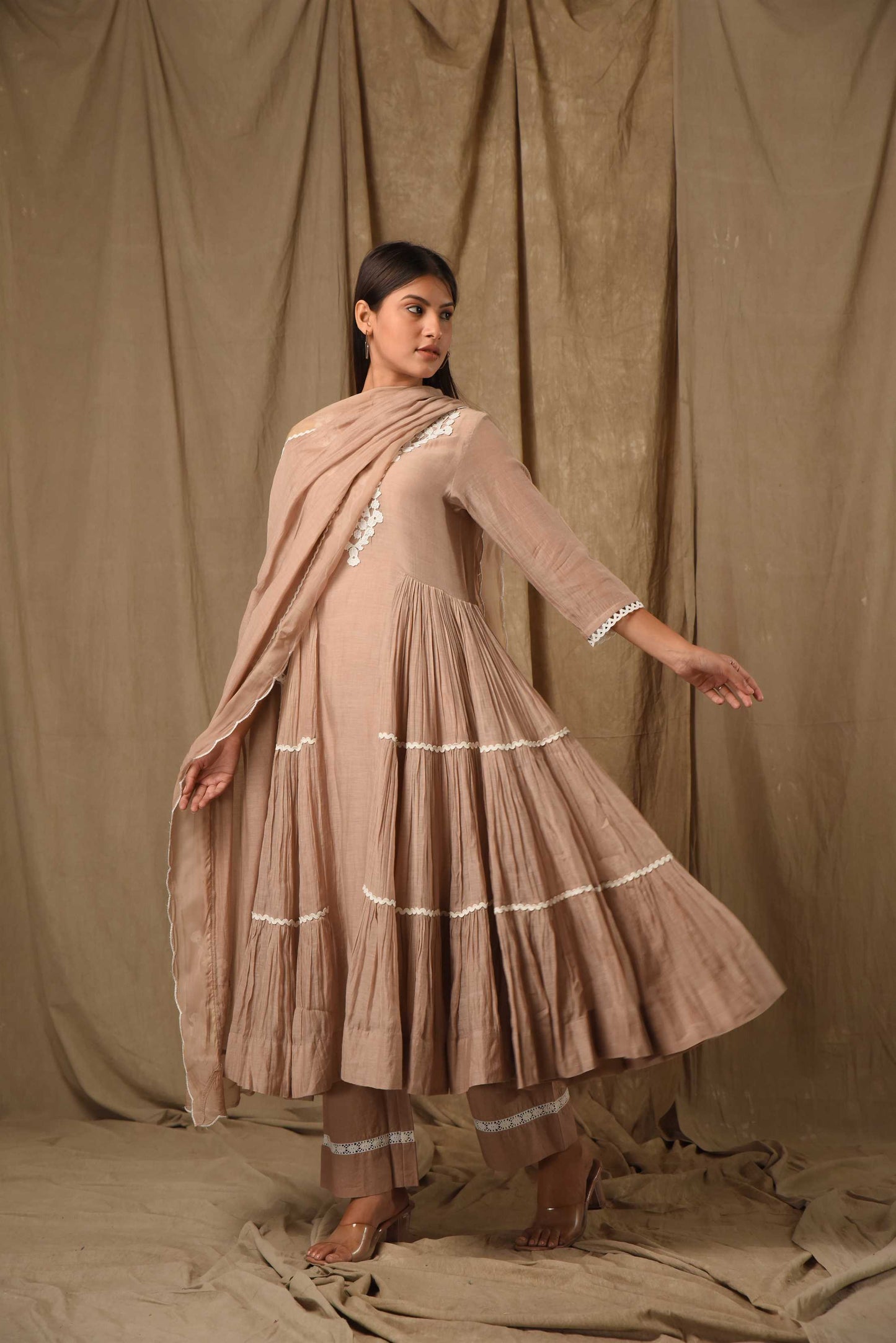 Beige Dress