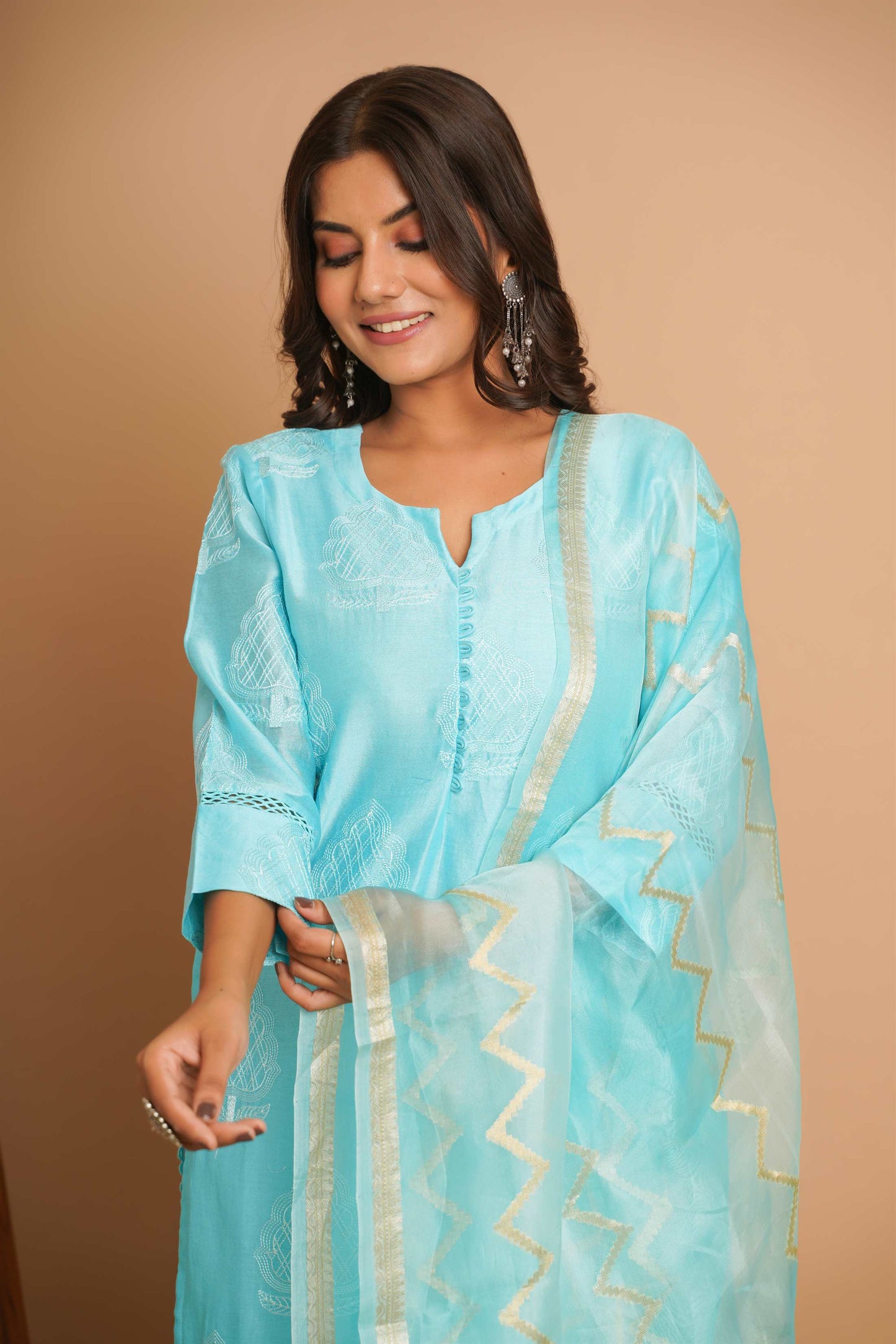 Turquoise Suit Set