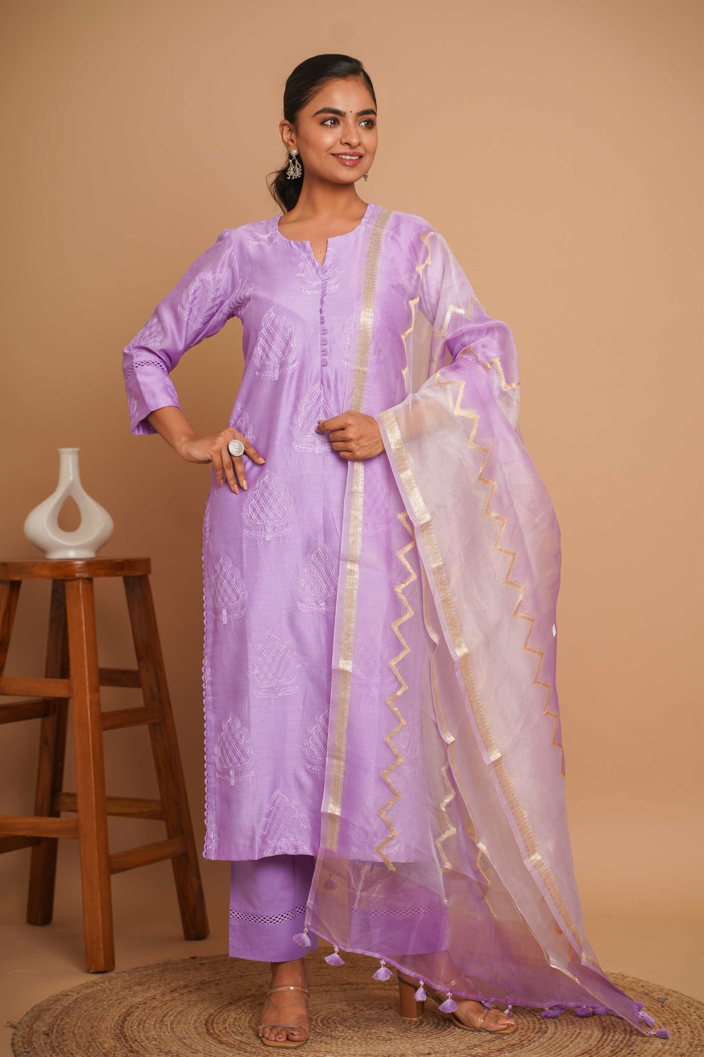 Lavender Suit Set