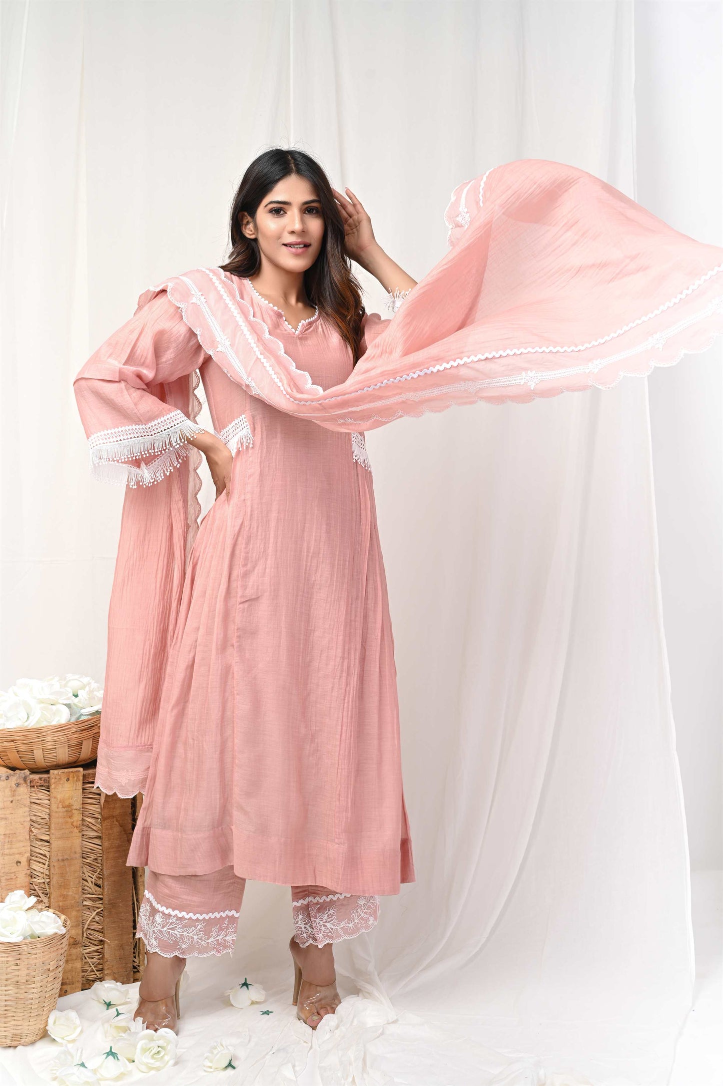 Crepe Color Dress