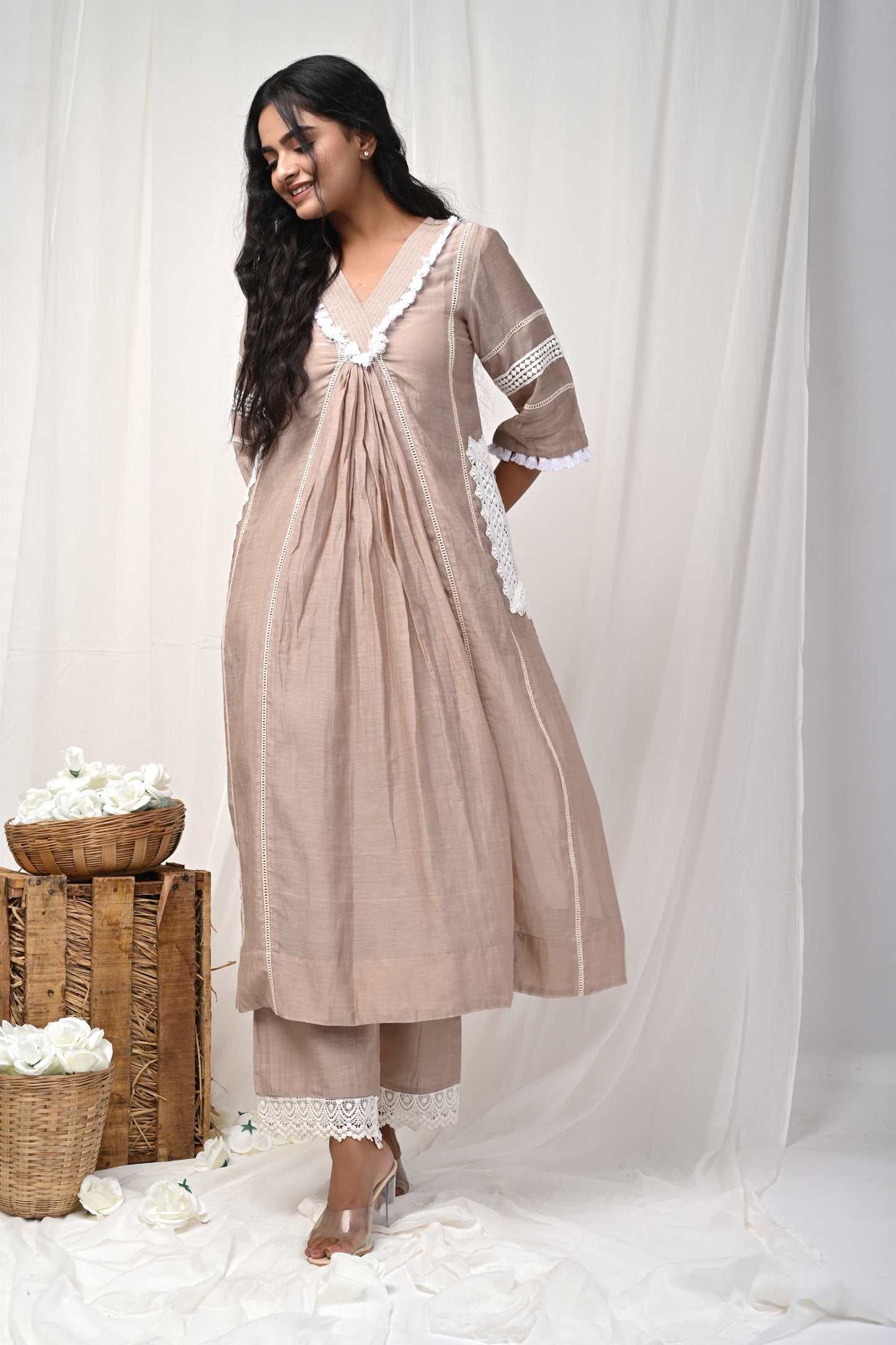 Almond Yellow Dress