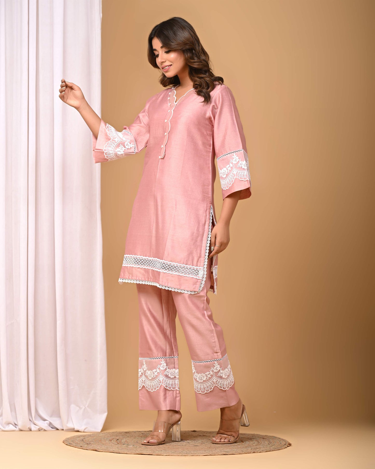 Dusty Peach Co-ord Set