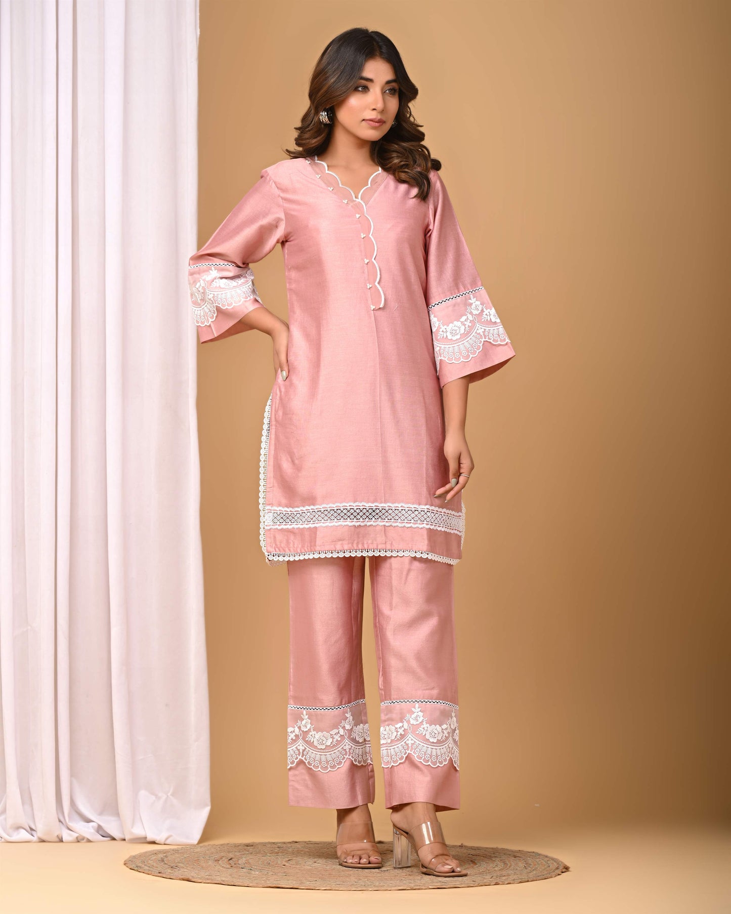Dusty Peach Co-ord Set