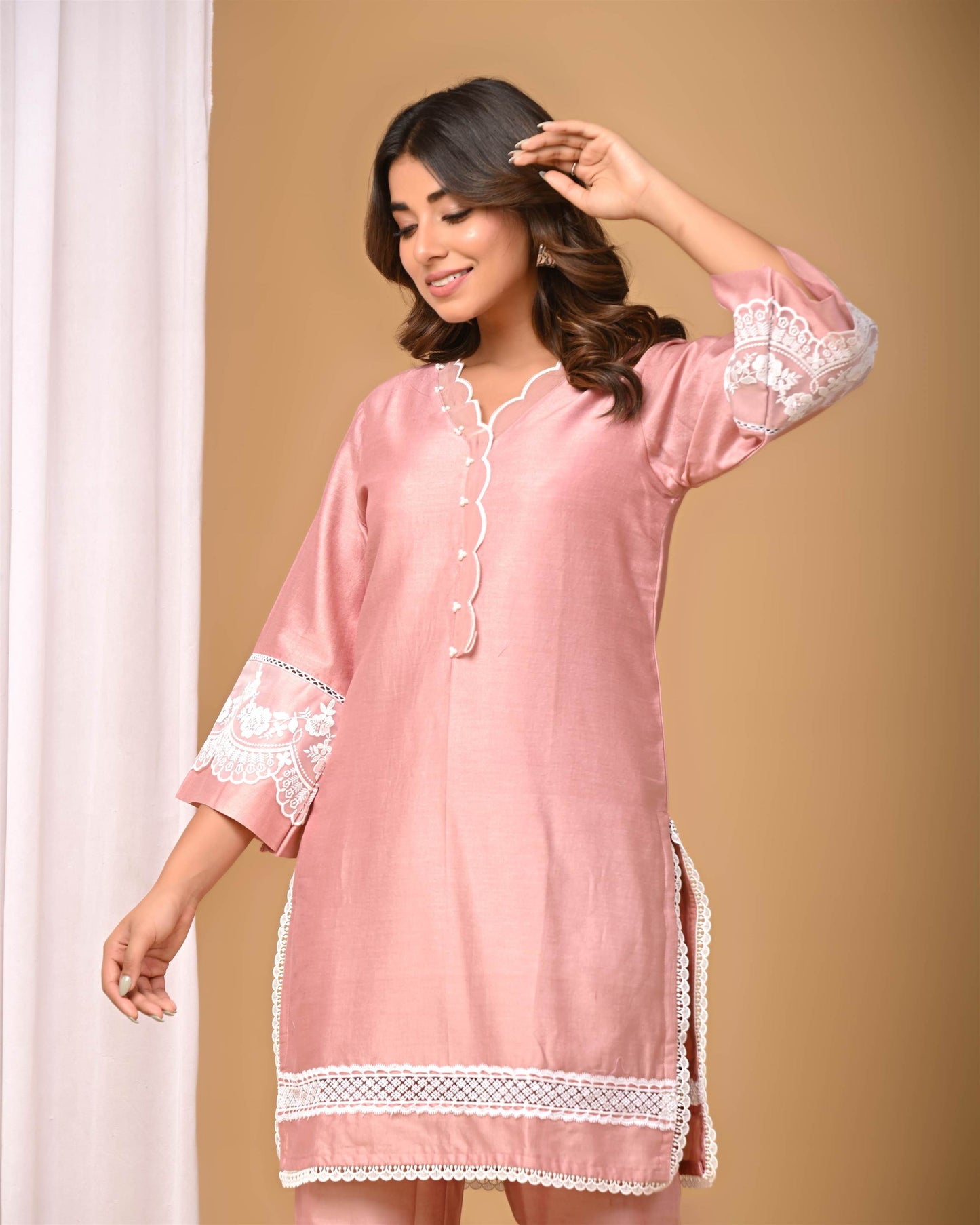 Dusty Peach Co-ord Set