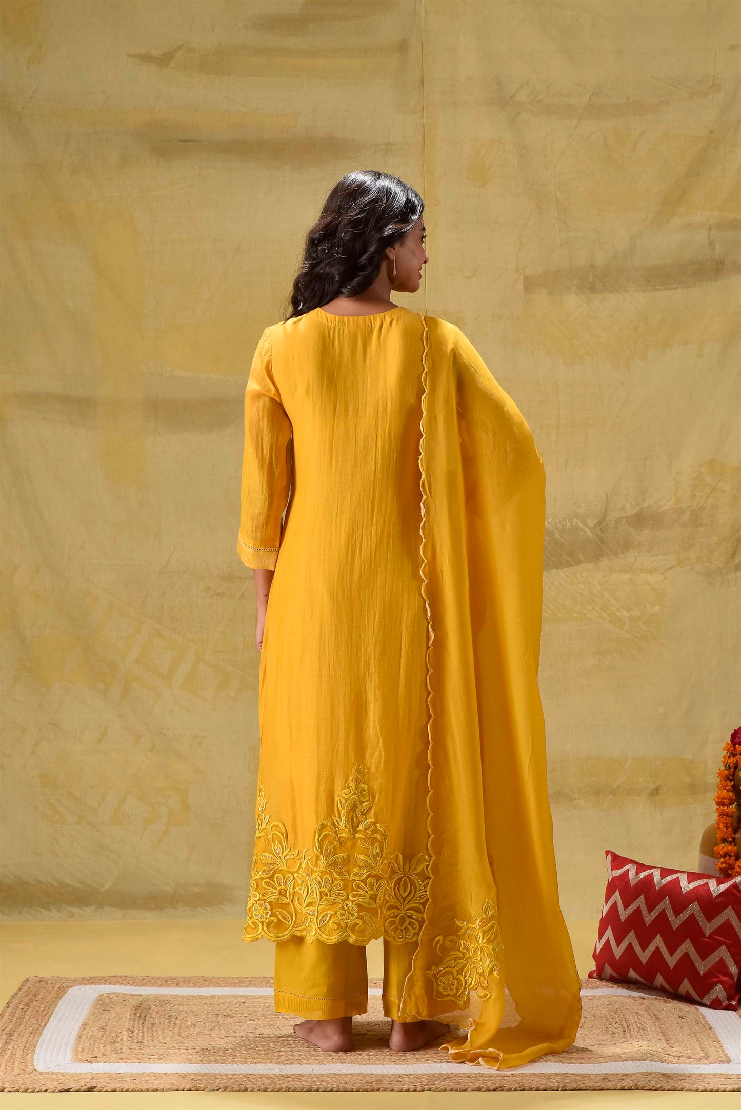 Deep Gold Chifley Suit Set