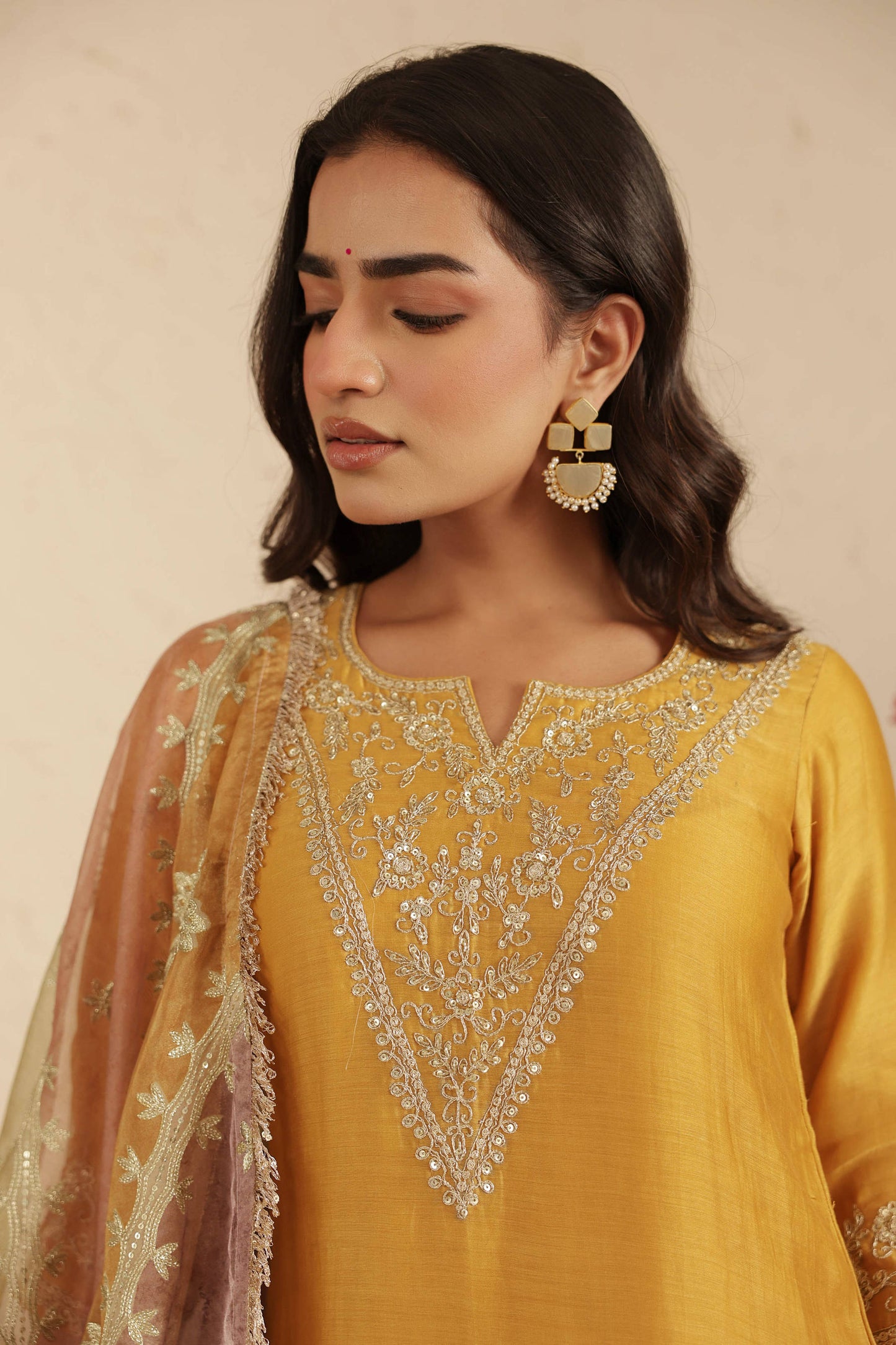 Deep Gold Garara Set