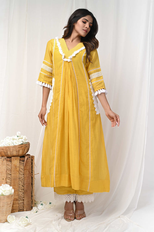 Golden Yellow Dress
