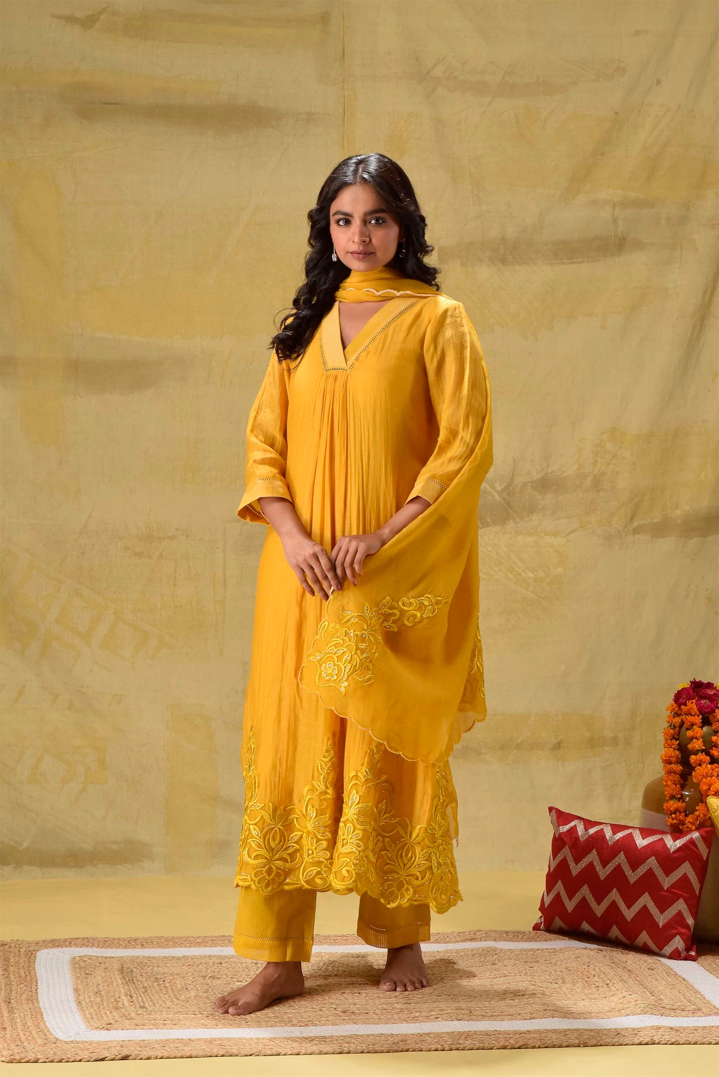 Deep Gold Chifley Suit Set