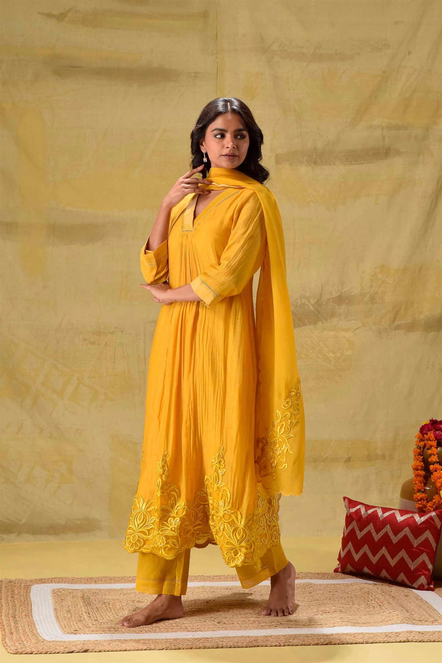Deep Gold Chifley Suit Set