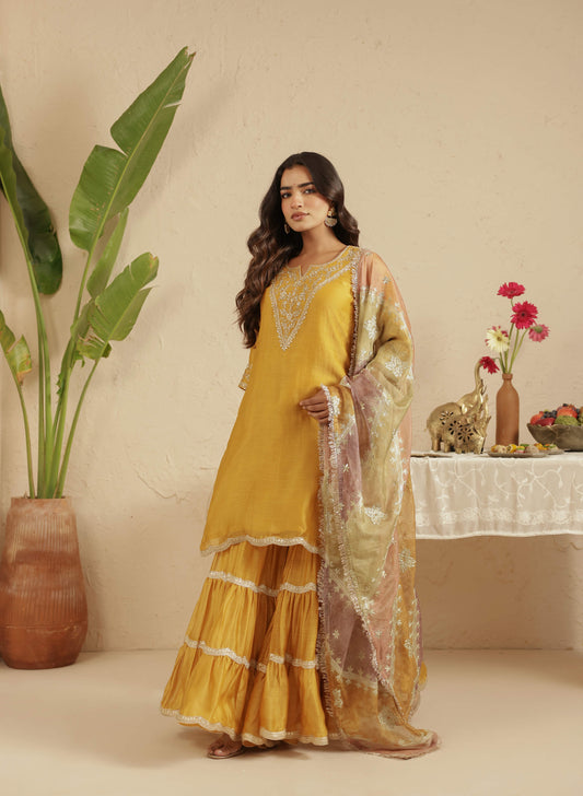 Deep Gold Garara Set