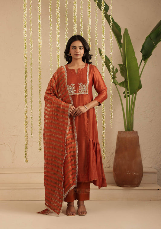 Rust Tier Anarkali