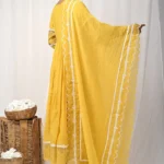 Yellow Lace Anarkali