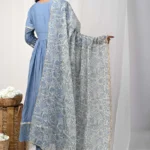 Grey Lace Anarkali