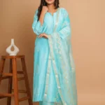 Gulabik Turquoise Suit Set