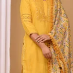Gulabik Mustard Yellow Garara Set