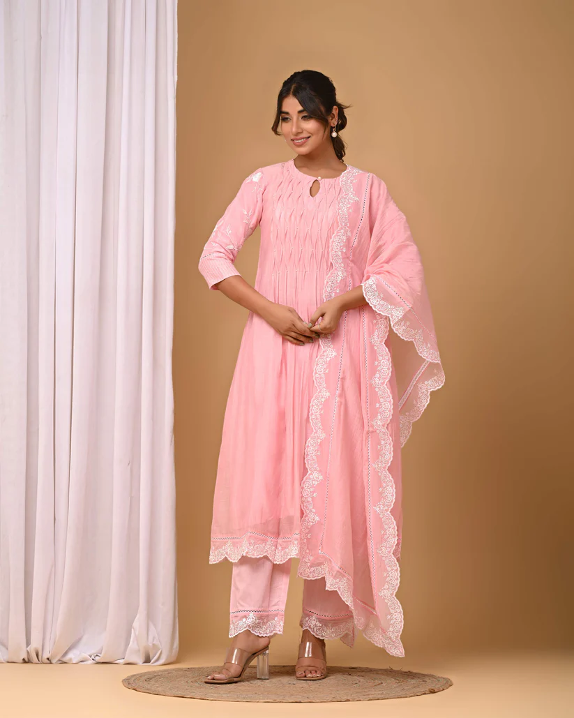 Gulabik Pretty Pink Suit Set