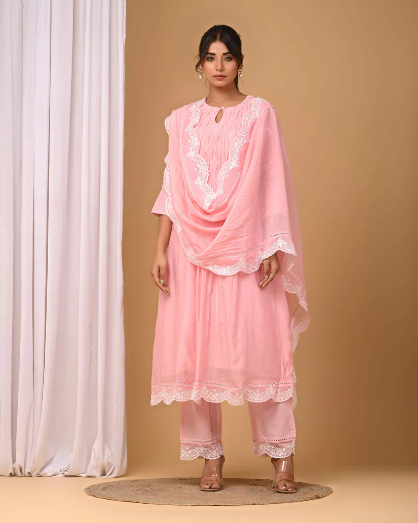 Gulabik Pretty Pink Suit Set