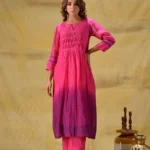 Gulabik Rani/Purple Ombre Kurta Pant Set