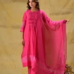 Gulabik Hot Pink Lace Set