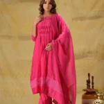 Gulabik Hot Pink Lace Set