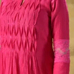 Gulabik Hot Pink Lace Set