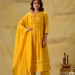 Gulabik Deep Gold Lace Set