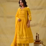 Gulabik Deep Gold Lace Set