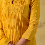 Gulabik Deep Gold Lace Set