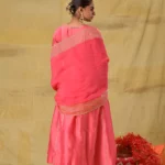 Gulabik Bright Peach Zardozi Suit Set