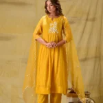 Gulabik Ambar - Deep Gold Suit Set