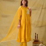 Gulabik Ambar - Deep Gold Suit Set