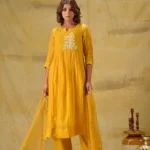 Gulabik Ambar - Deep Gold Suit Set