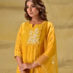 Gulabik Ambar - Deep Gold Suit Set