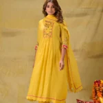 Gulabik Yellow Multicoloured Embroidery Suit Set
