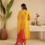 Gulabik Gold Suit Set with Tissue Kali