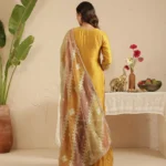 Gulabik Deep Gold Garara Set