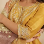 Gulabik Deep Gold Garara Set