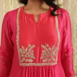 Rani and Red Double Boota Suit Set