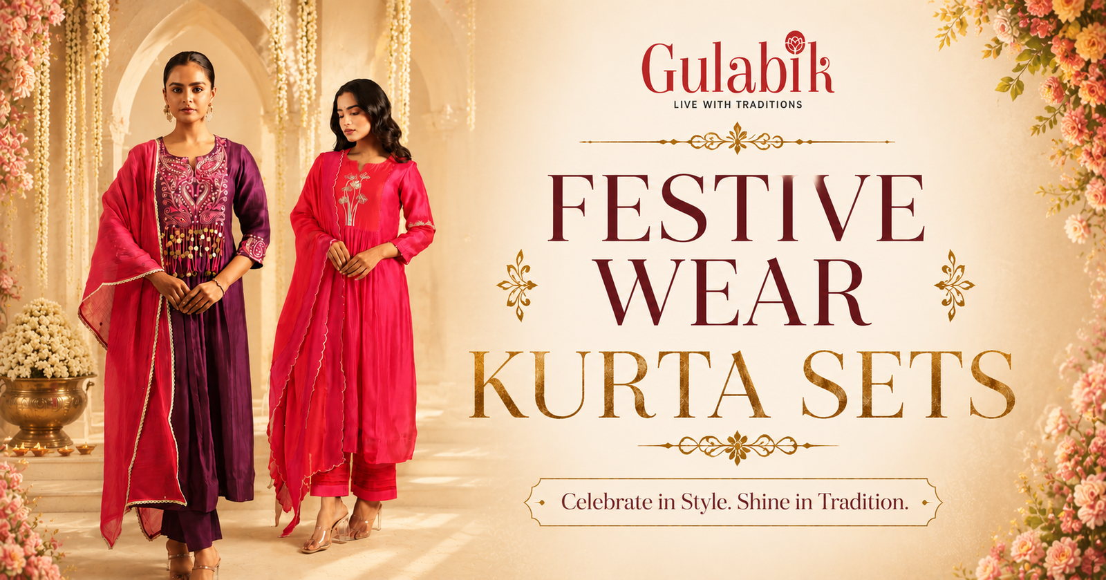 Festive wear kurta sets