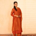 Gulabik Gulposh Suit Set - Rust