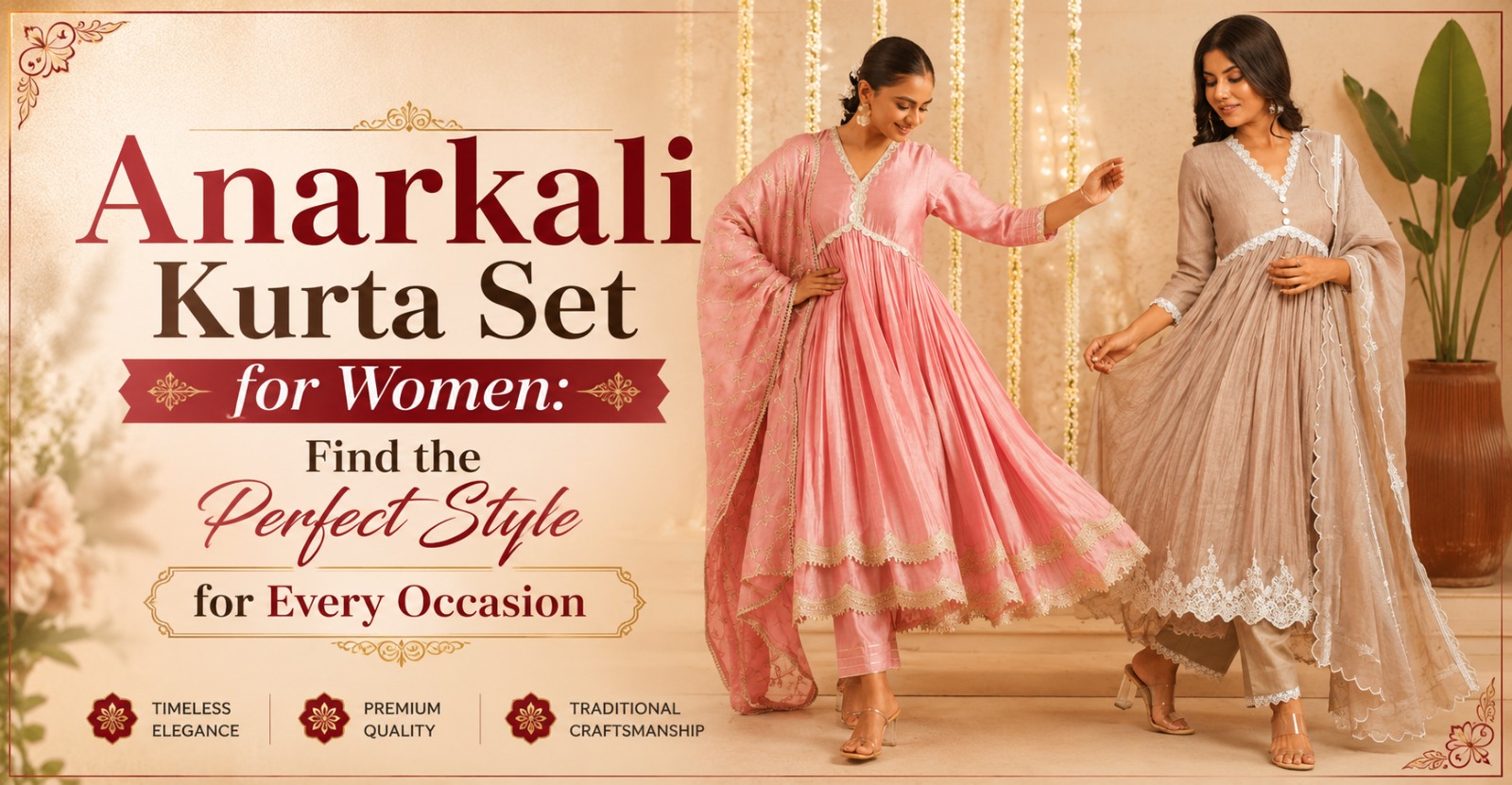 Anarkali Kurta Set for Women