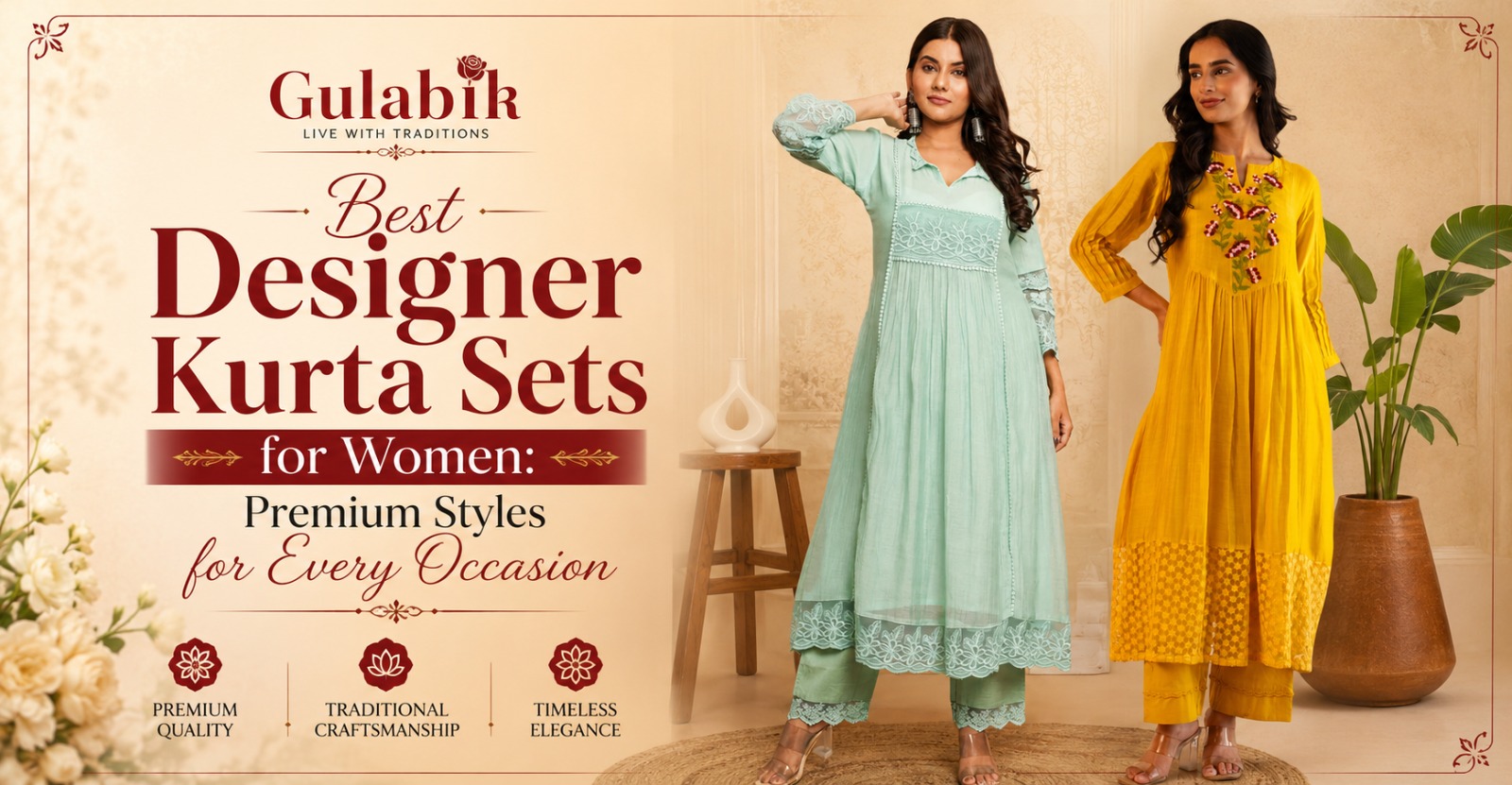 Best Designer Kurta Sets For Women