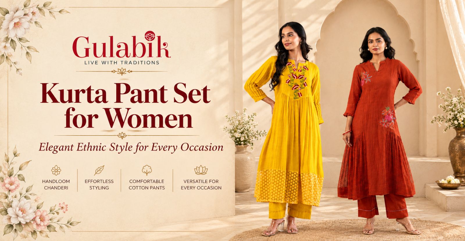 Kurta Pant Set for women