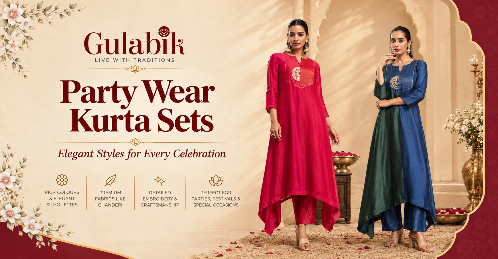 Party Wear Kurta Sets
